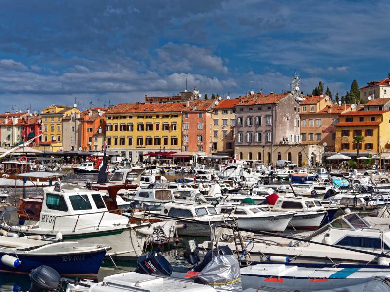 Blick auf Rovinj