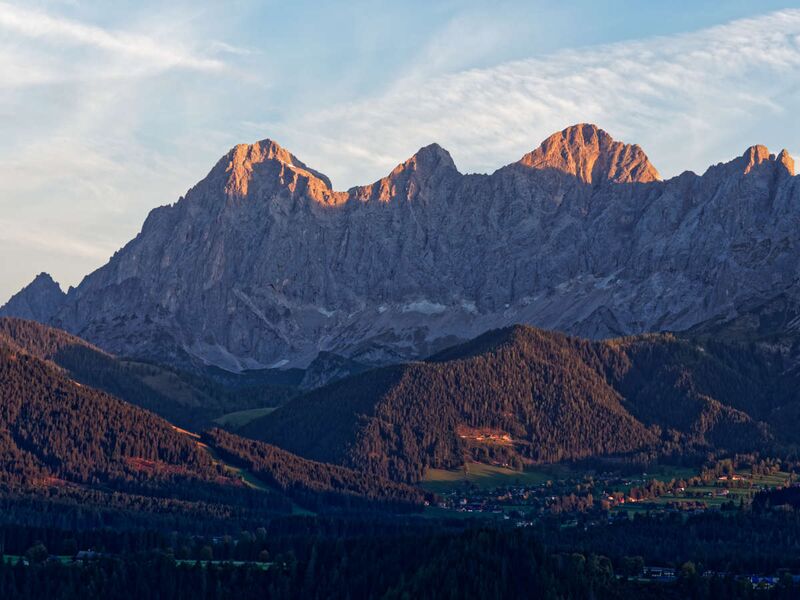 Blick auf den Dachstein