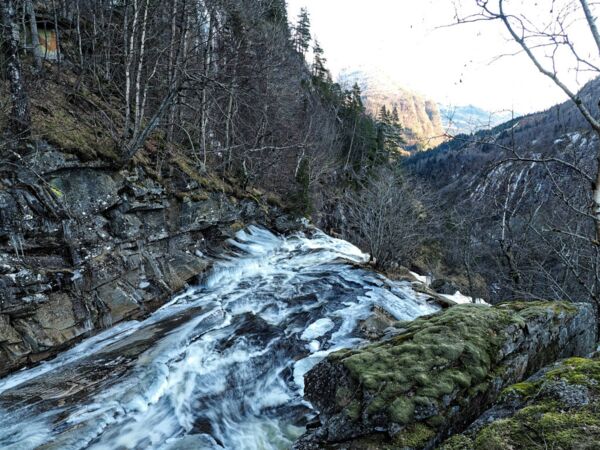 oben am Skjervsfossen