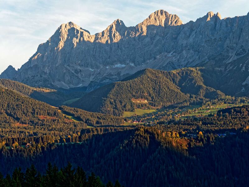 Blick auf den Dachstein